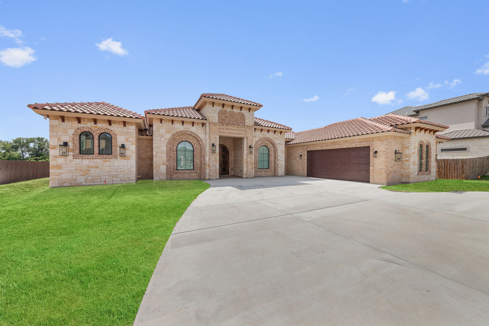 Waters Edge custom home exterior